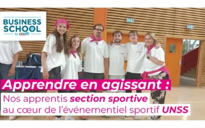 Nos apprentis en formation sportive sont sur tous les fronts !